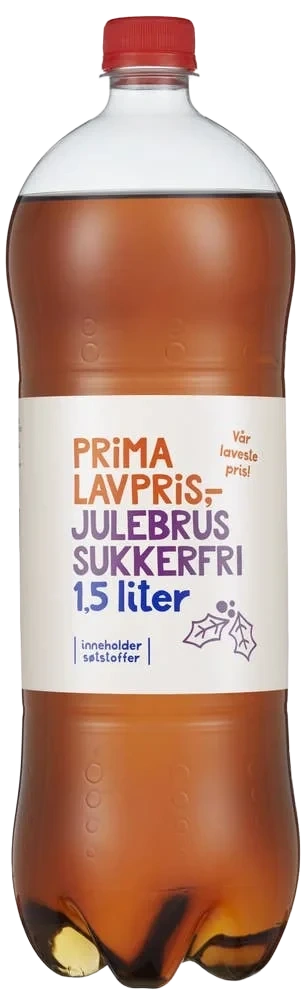 Julebrus Sukkerfri, 1,5 l
