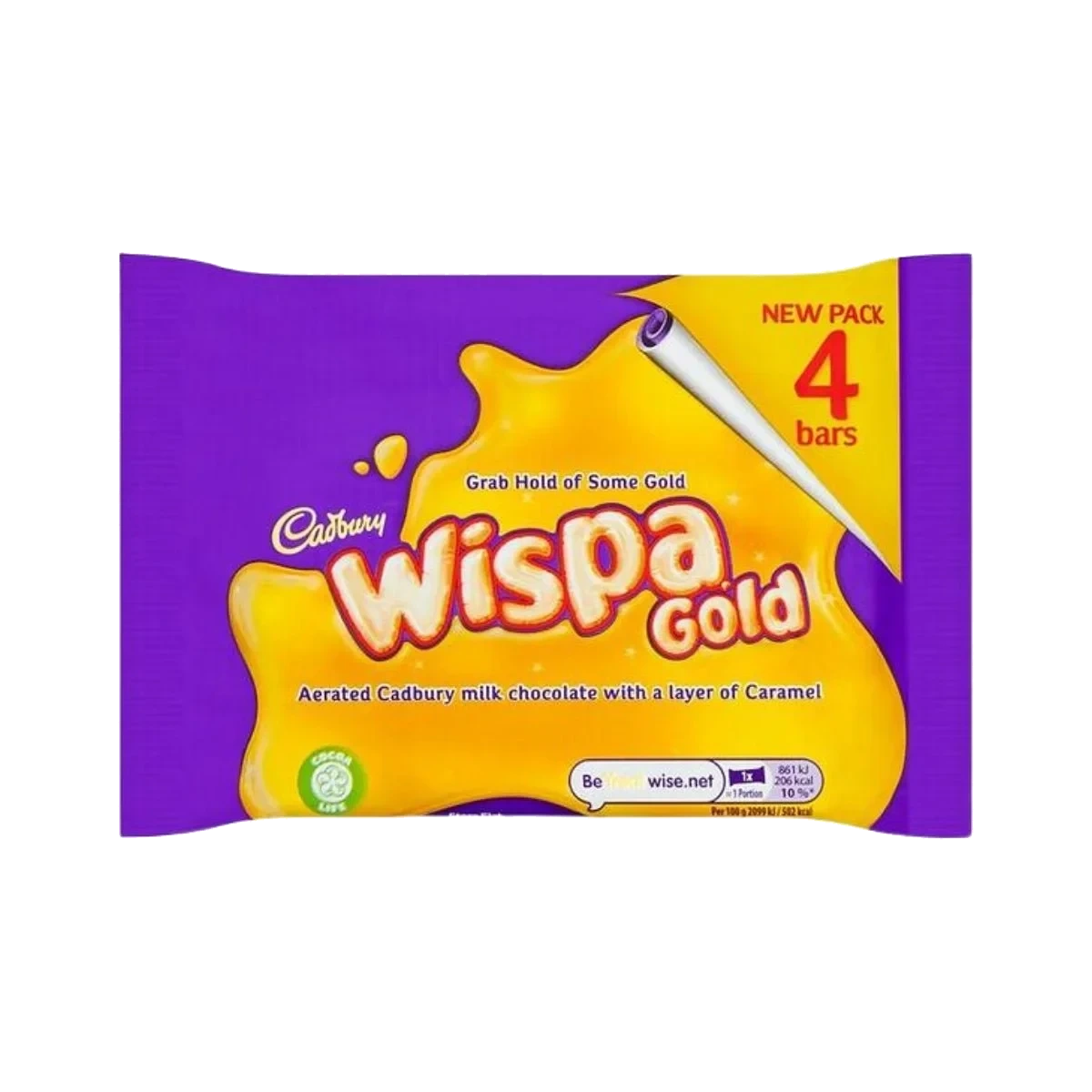 Cadbury Wispa Gold  4 Pack 126 g (DATOVARE)