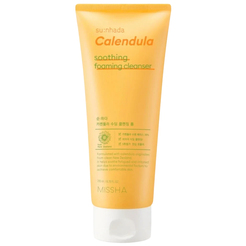 MISSHA Su:nhada Calendula Smoothing Foaming Cleanser