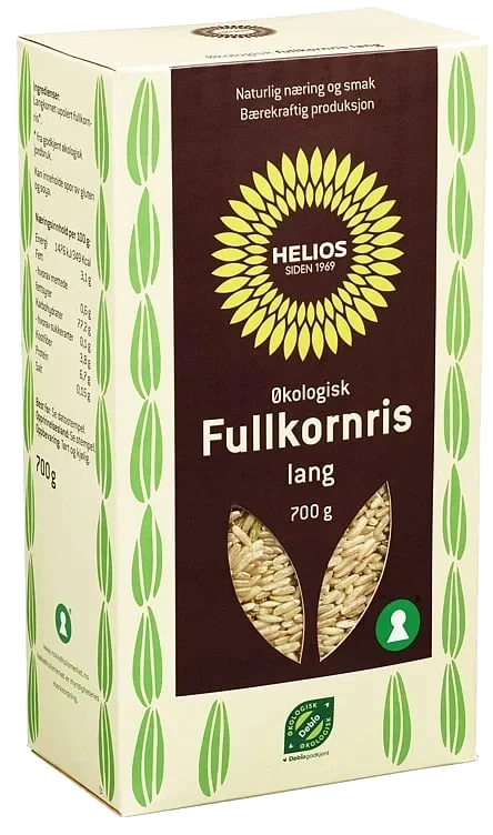 Fullkornris lang økol.    700g