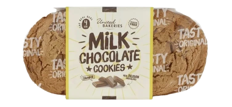 Cookies Milk Choco 240g United Bakeries