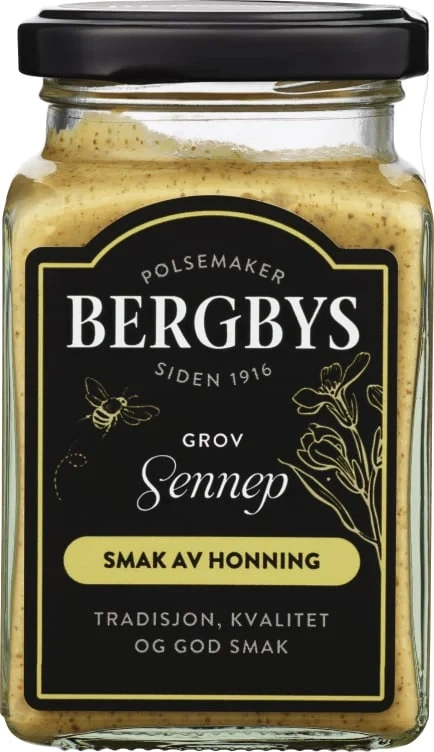 Honningsennep 230g Bergbys