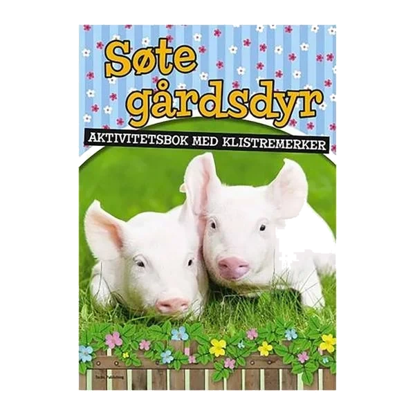 Aktivitetsbok med Klistremerker - Søte Gårdsdyr