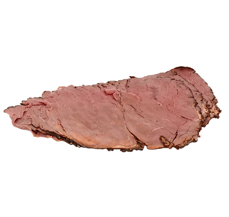 Rostbiff av innanlår, skivad