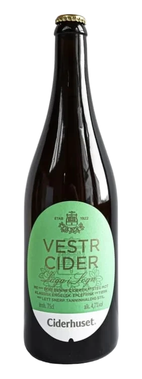 Vestr Cider Eple 0,75l flaske Ciderhuset