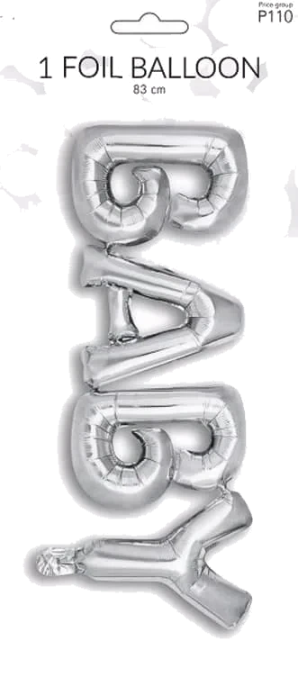 Folieballong 75cm Baby Tekst