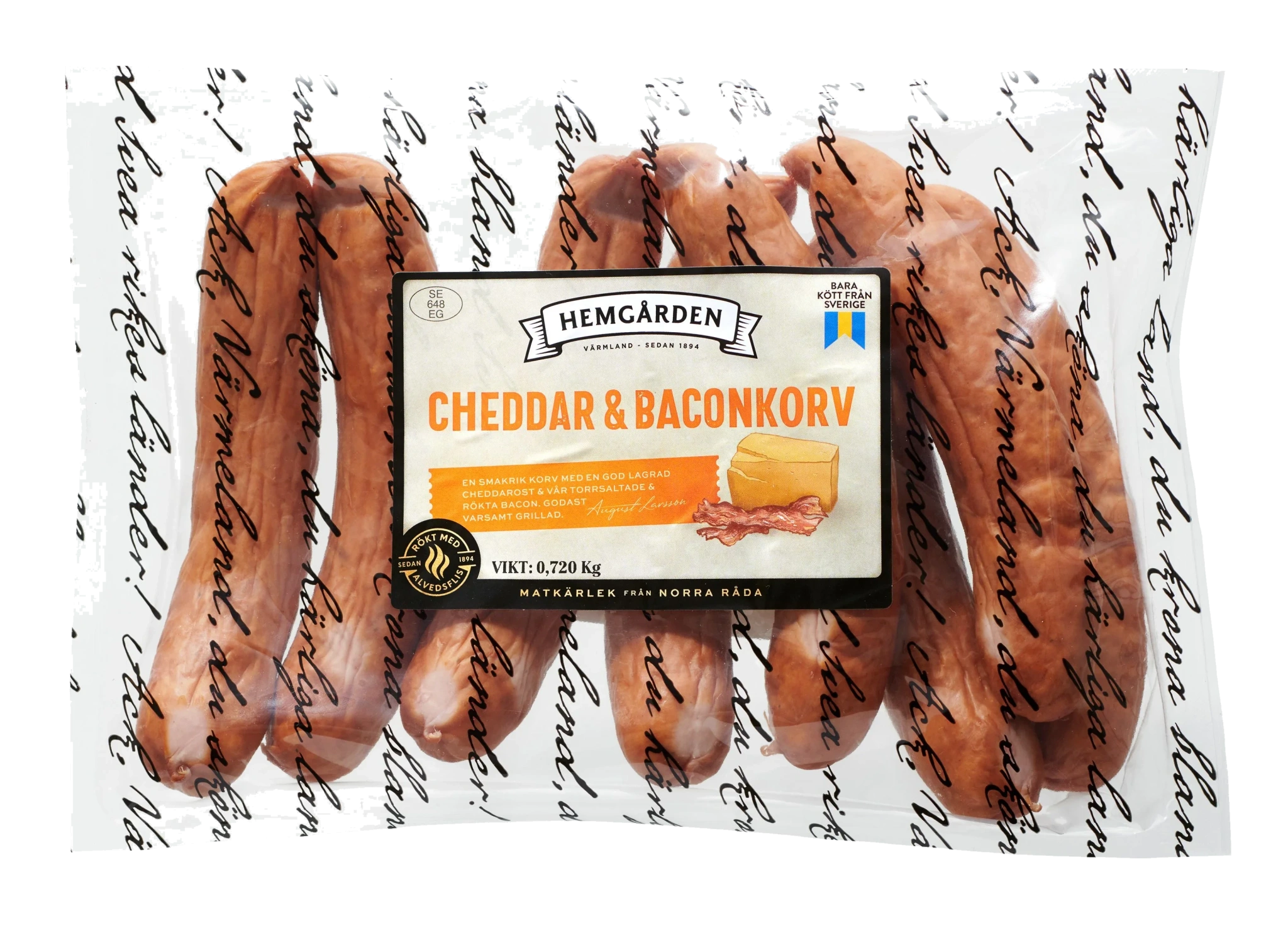 Cheddar/Baconkorv