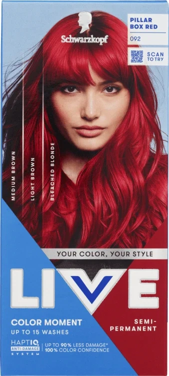 Hårfarge Live Ub 92 Pillar Box Red Ultra Brights