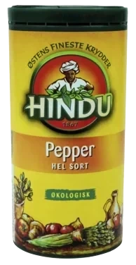 Pepper Sort Hel Økol Boks Hindu