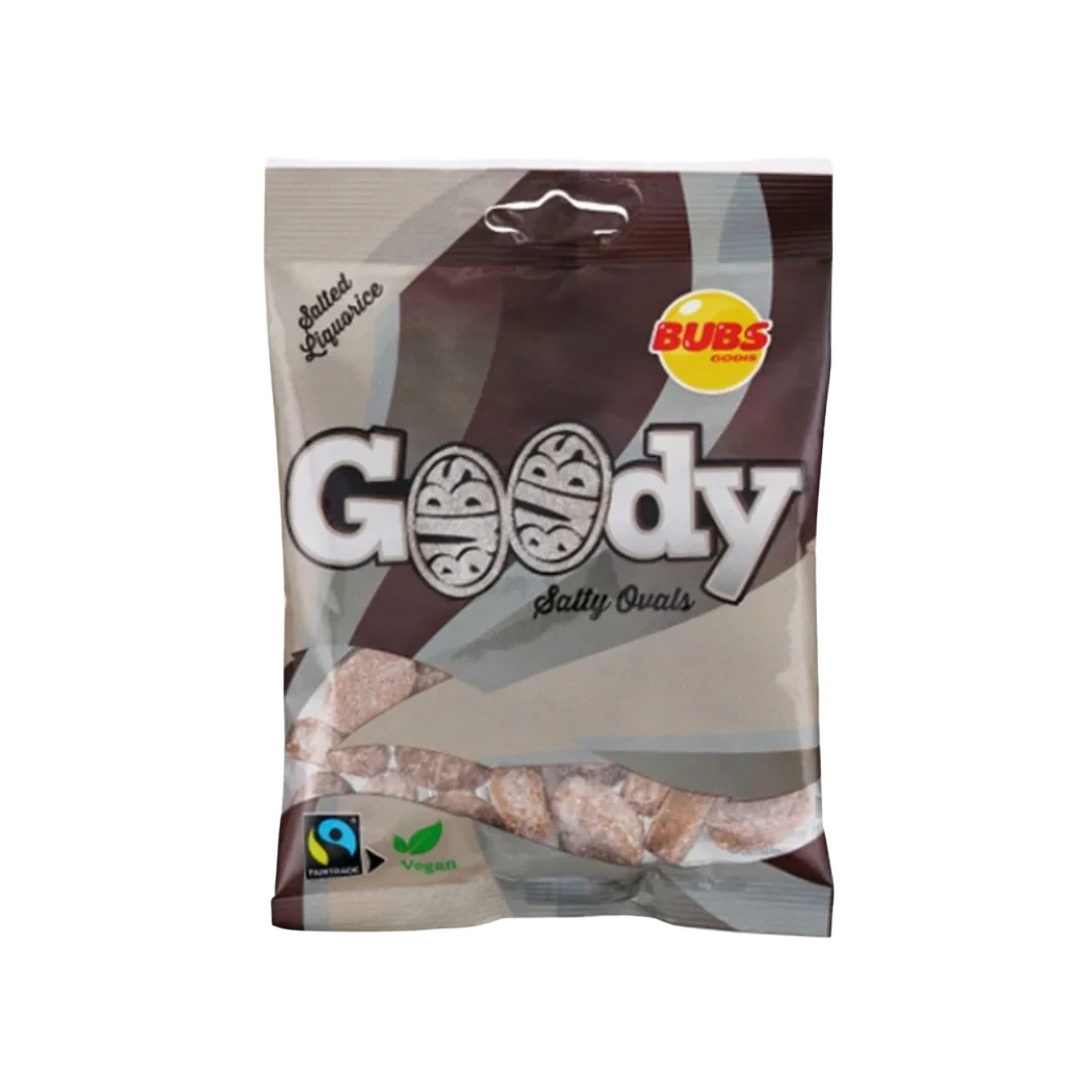 Bubs Goody Salted Liquorice 90g