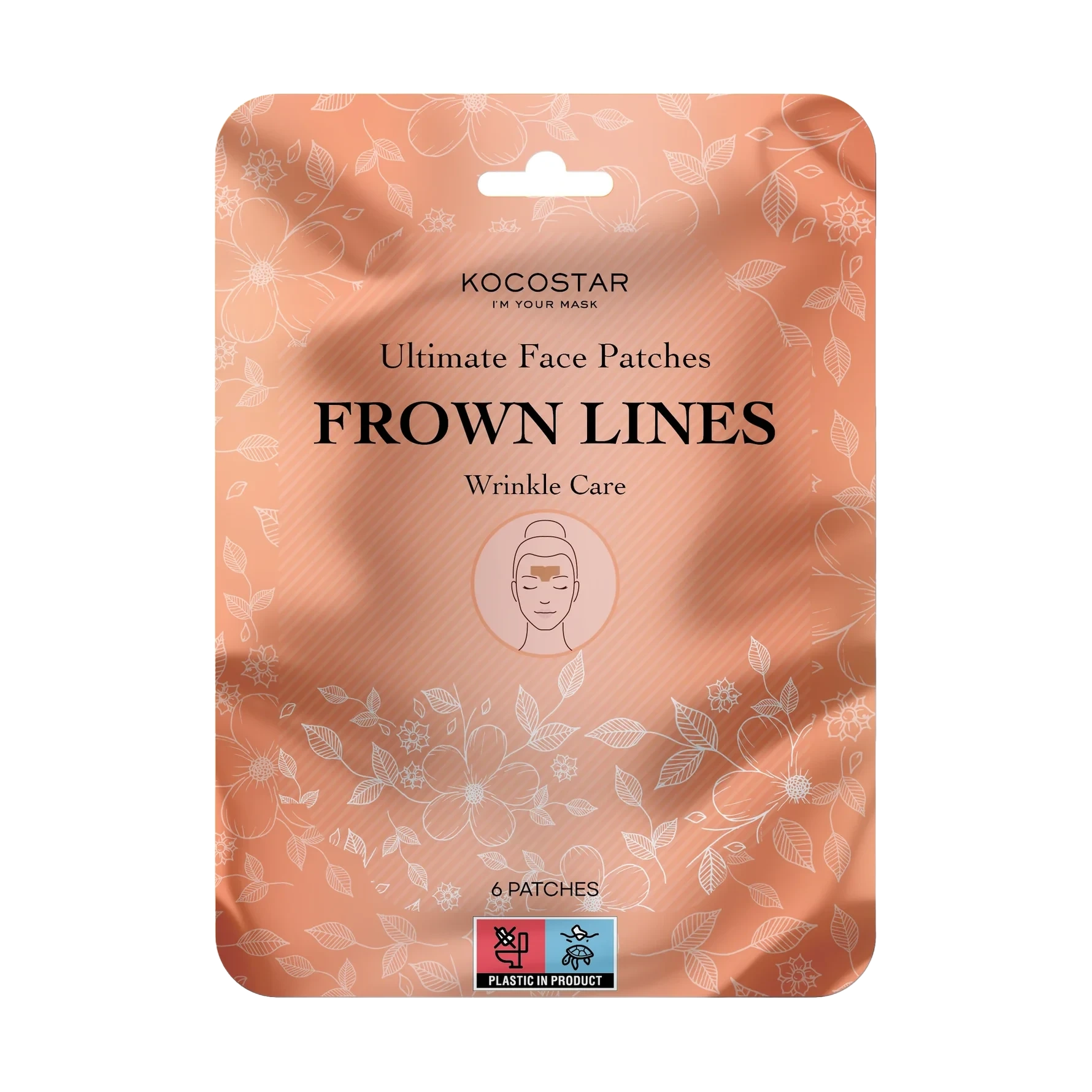 Kocostar Ultimate Face Patches Frown Lines 6 pcs