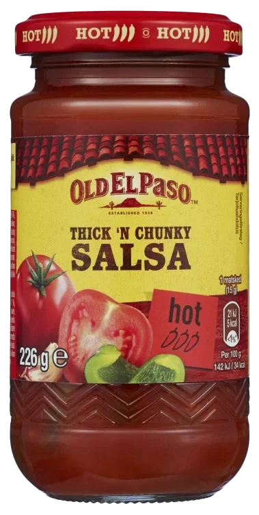 Taco Salsa Hot 226g Old El Paso