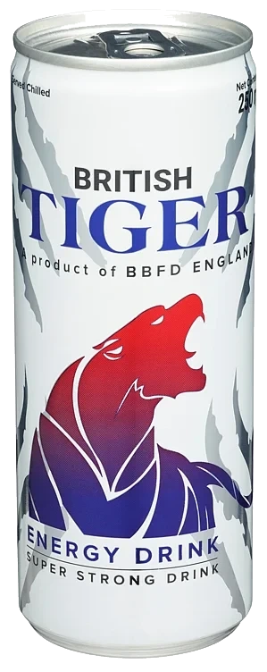 British tiger orginal med lett limesmak   24x250ml