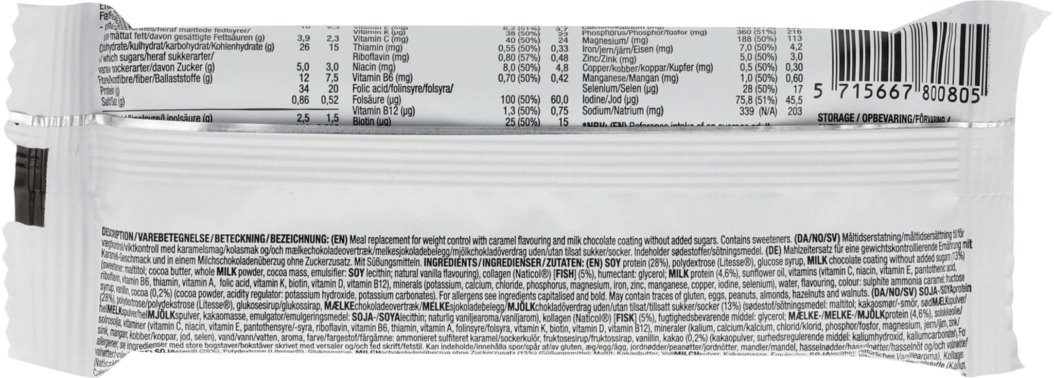 Nupo One Meal Bar Caramel