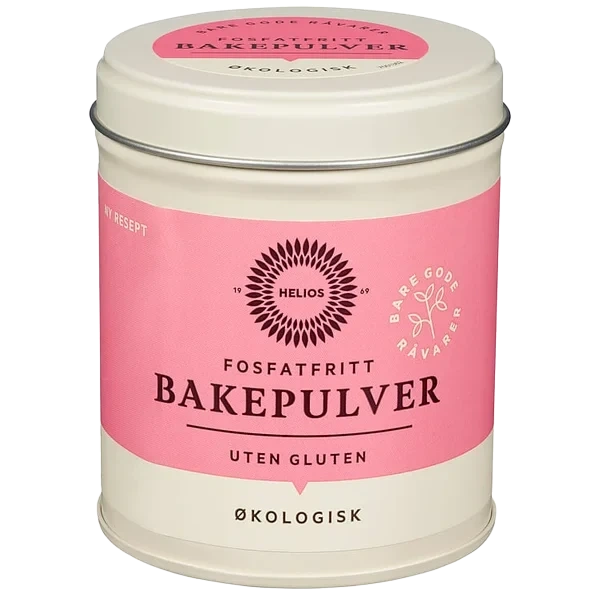 Bakepulver Økologisk 110g Helios