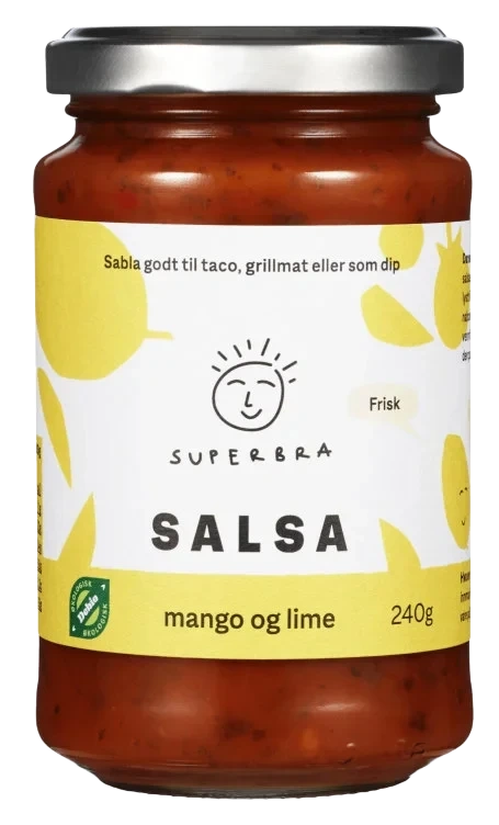 Salsa Frisk Mango&Lime Økol 240g Superbra