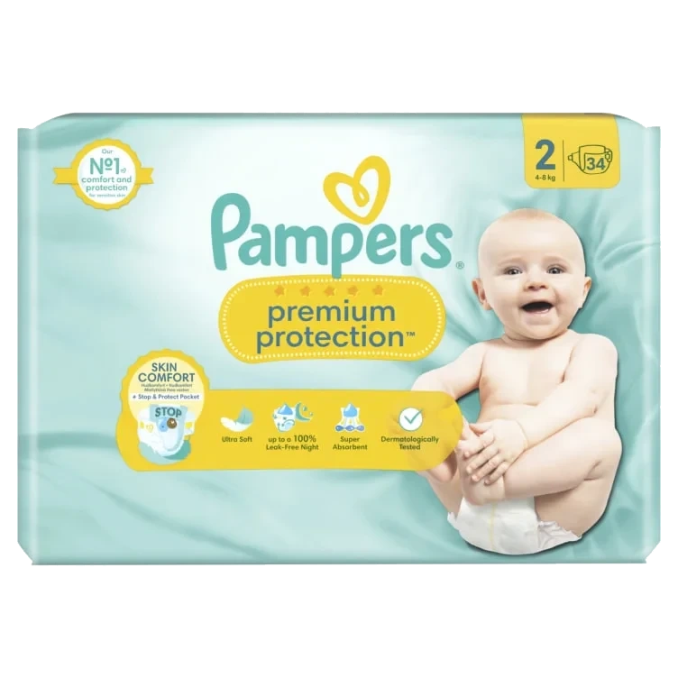 Bleier Pampers S2 Newbaby Premprot 4-8kg 34st