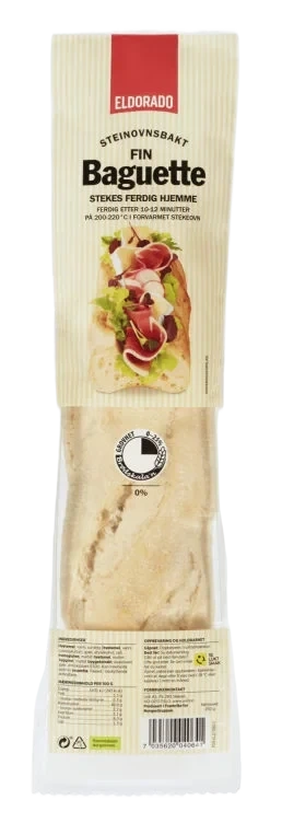 Baguette Fin Steinovnsbakt 250g Eldorado