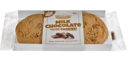 Cookies m/Melkesjokolade 4pk 200g
