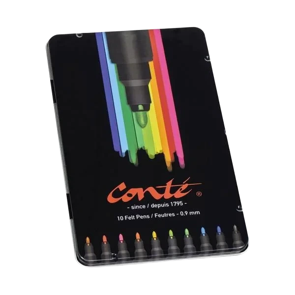 Conte Fargetusjer - 10pk