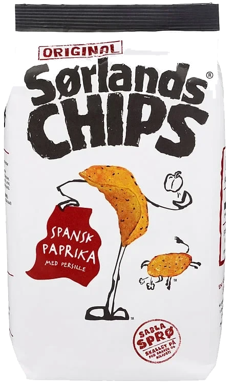 Sørlandschips Original Spansk Paprika 200g