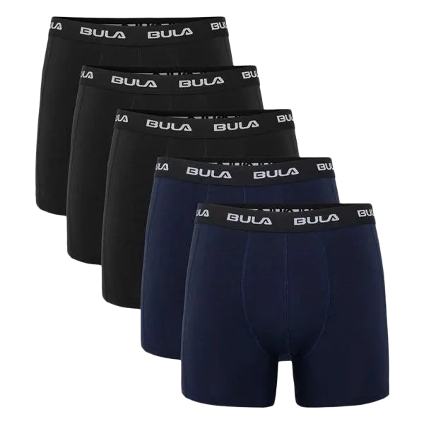 Bula 5-pk Boxers - Black/Navy