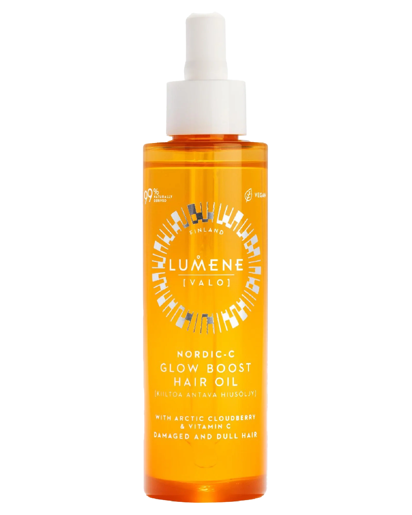 Lumene Nordic C Glow Boost Hair Oil, 75 ml