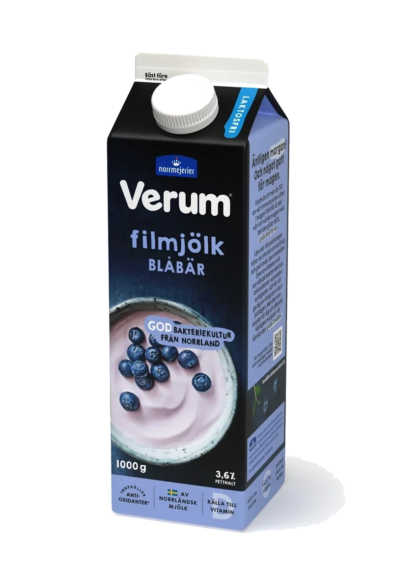 Filmjölk 3.6% Blåbär laktosfri