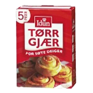 Tørrgjær søte deiger    60g