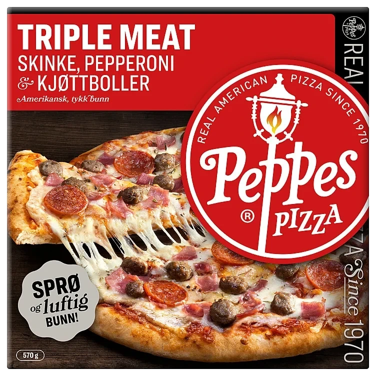 Peppes triple meat  570g