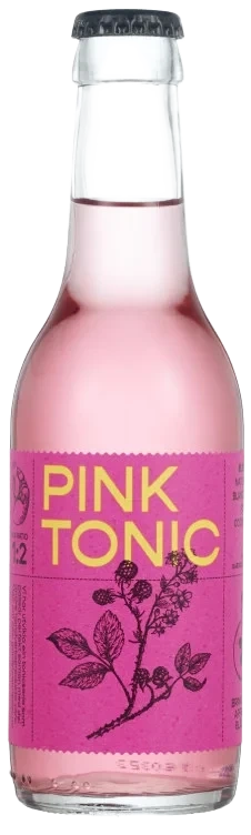 Eliksir Pink Tonic 25 cl med Bringebær, Appelsin og Blåbær