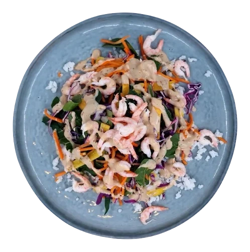 Japansk sallad m räkor