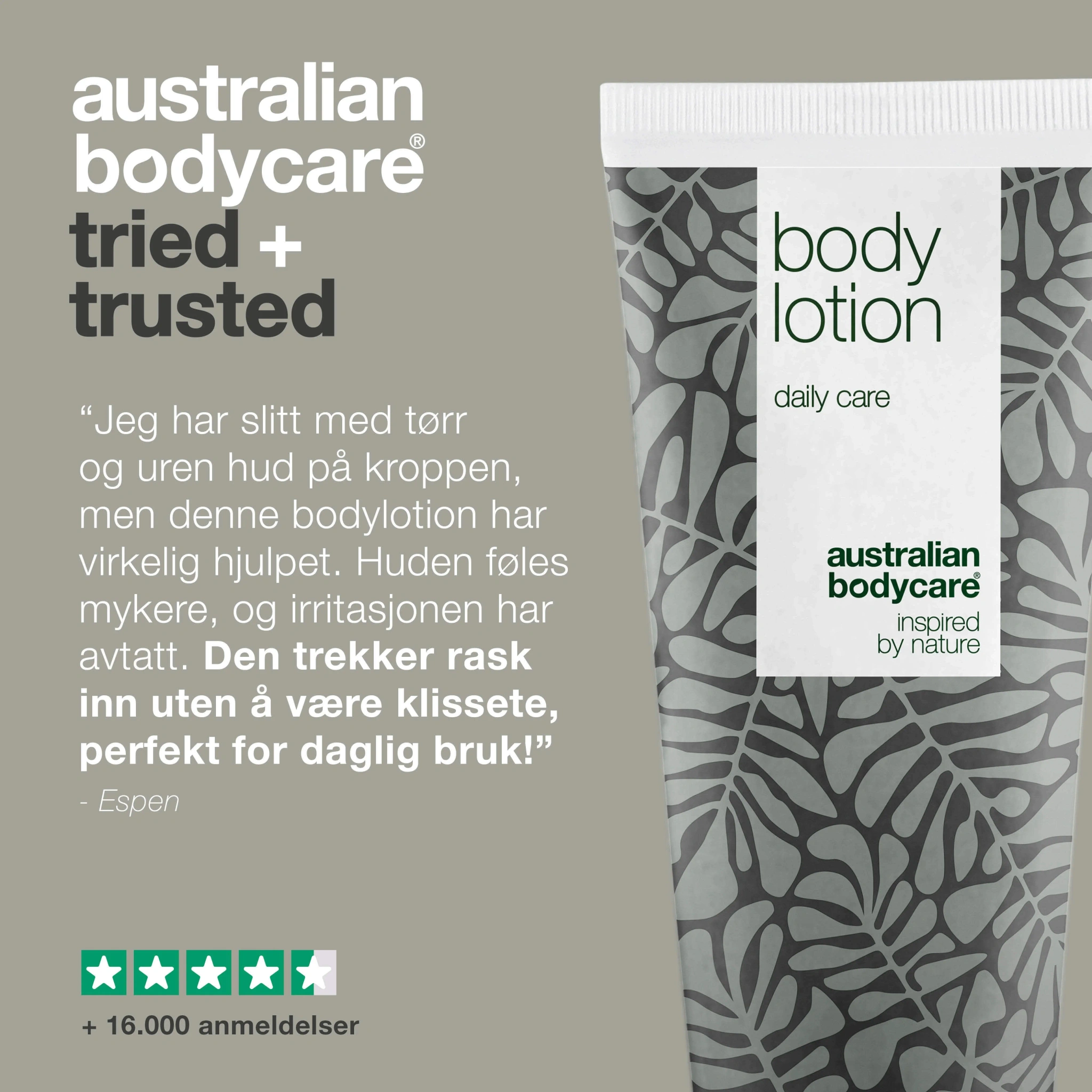 Body Lotion för torr och oren hud