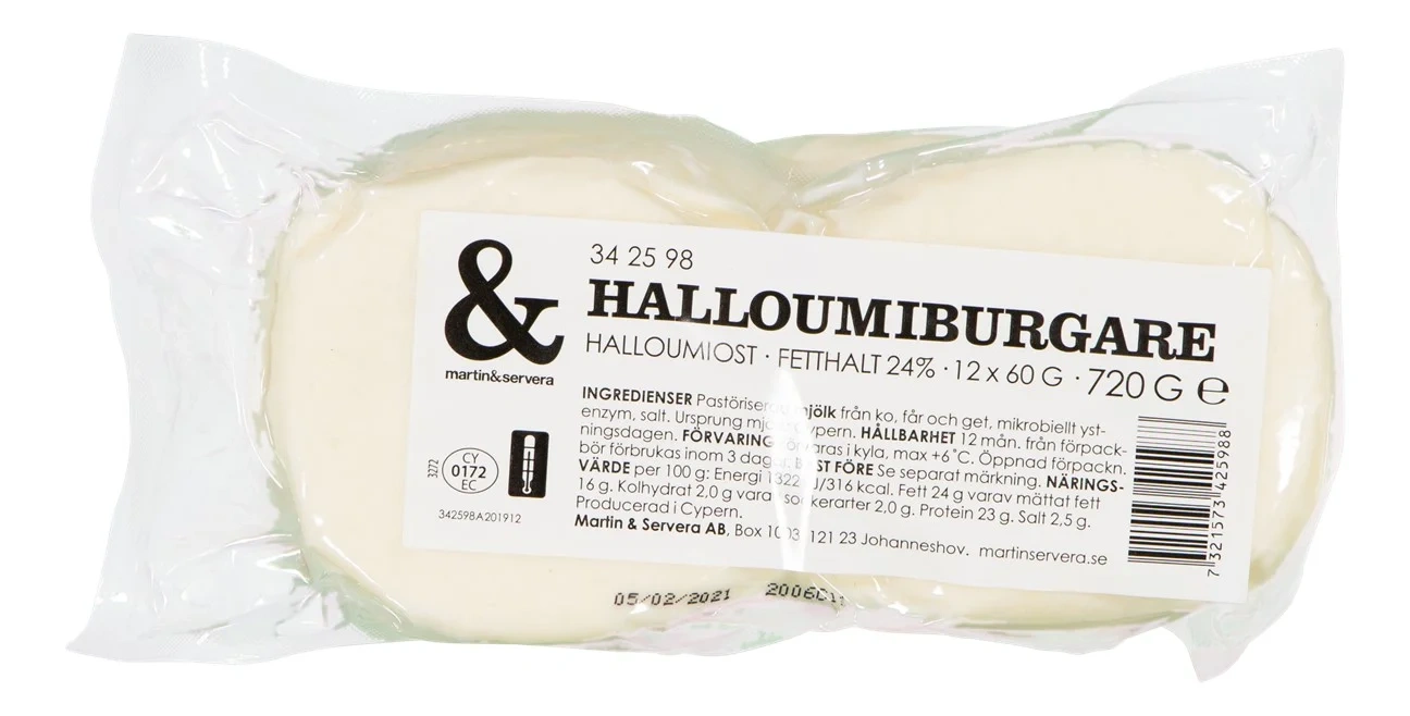 Martin & Servera Halloumi burgare