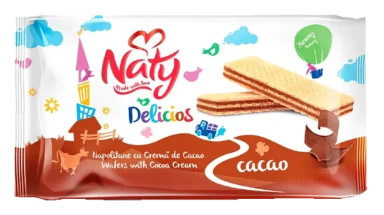 Naty Wafers Sjokolade 160g