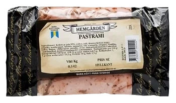 Pastrami skivad