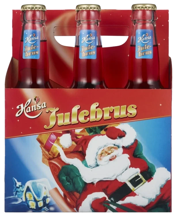 Hansa Julebrus 0,33lx6 flaske