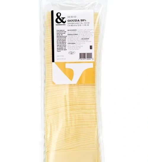 Gouda 28 % tunnskivad