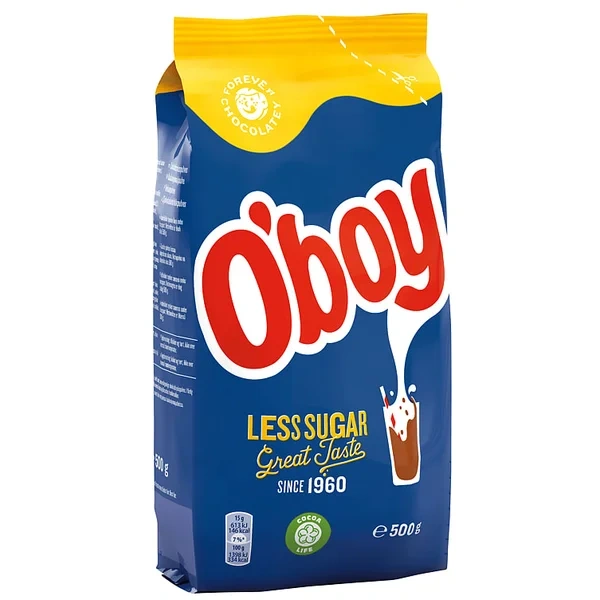 O'boy Mindre Sukker 500g Pose