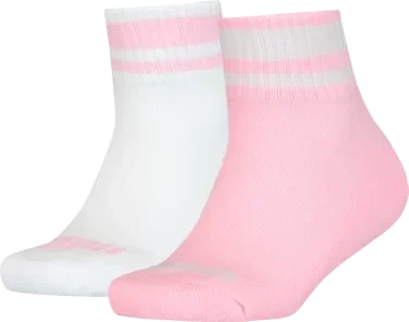 Puma Kids Clyde Quarter 2pk Rosa/hvit 31/34