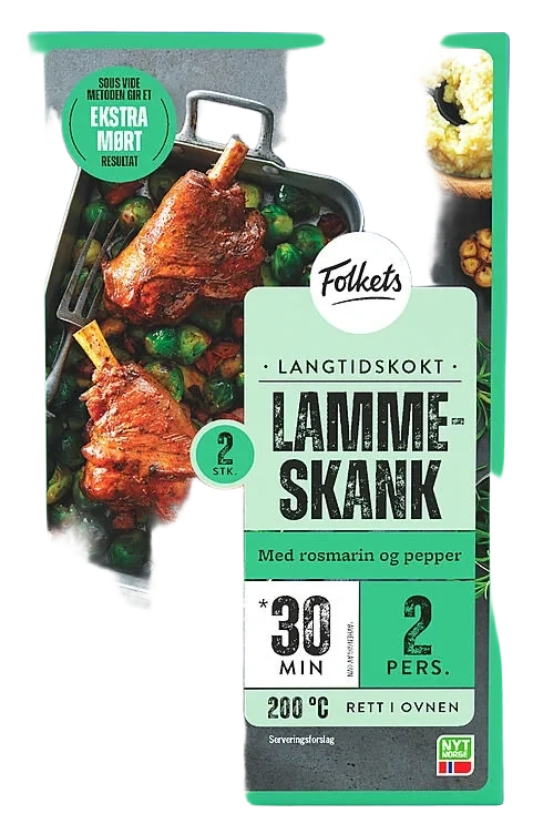 Lammeskank Rødvinsmar. Ca700g Stekt Perfekt