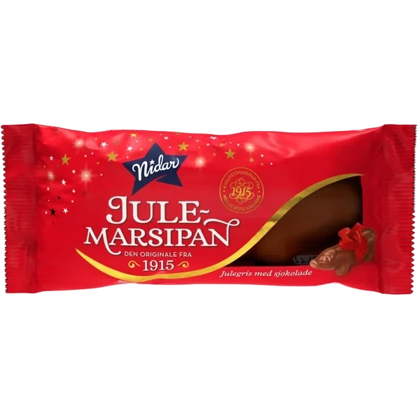 Marsipangris Liten M/sjokolade 60g Nidar