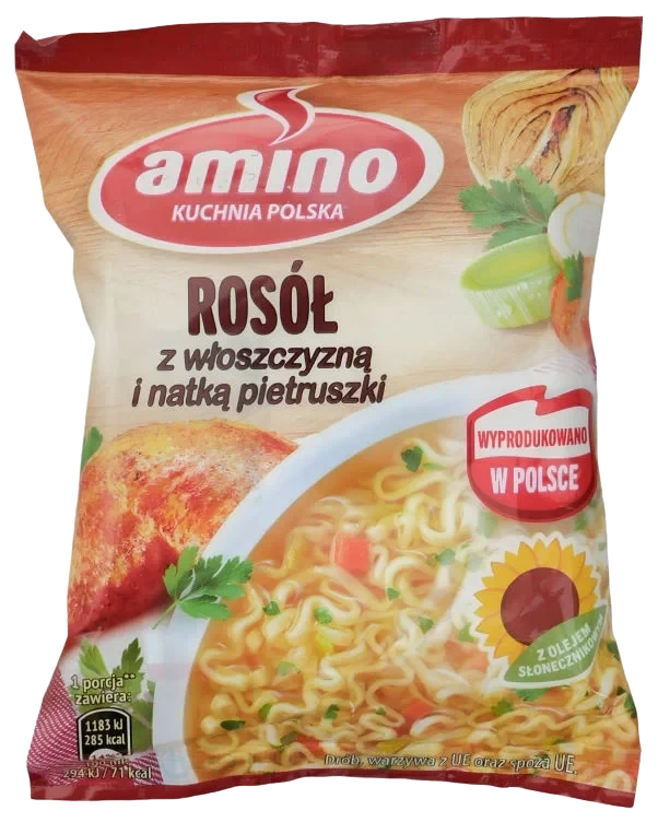 Nudler Rosol Zlocisty 59g Amino