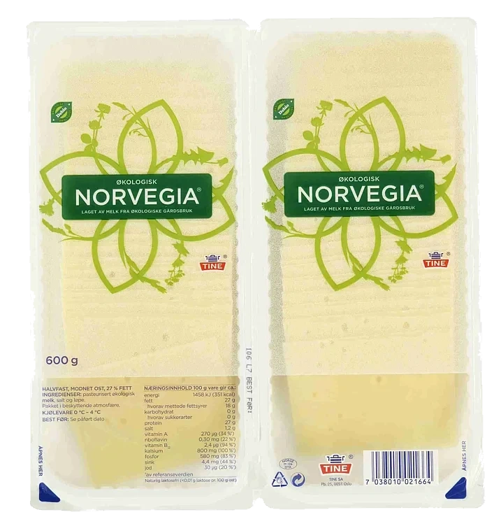 Norvegia hotellbrett økol.   600g