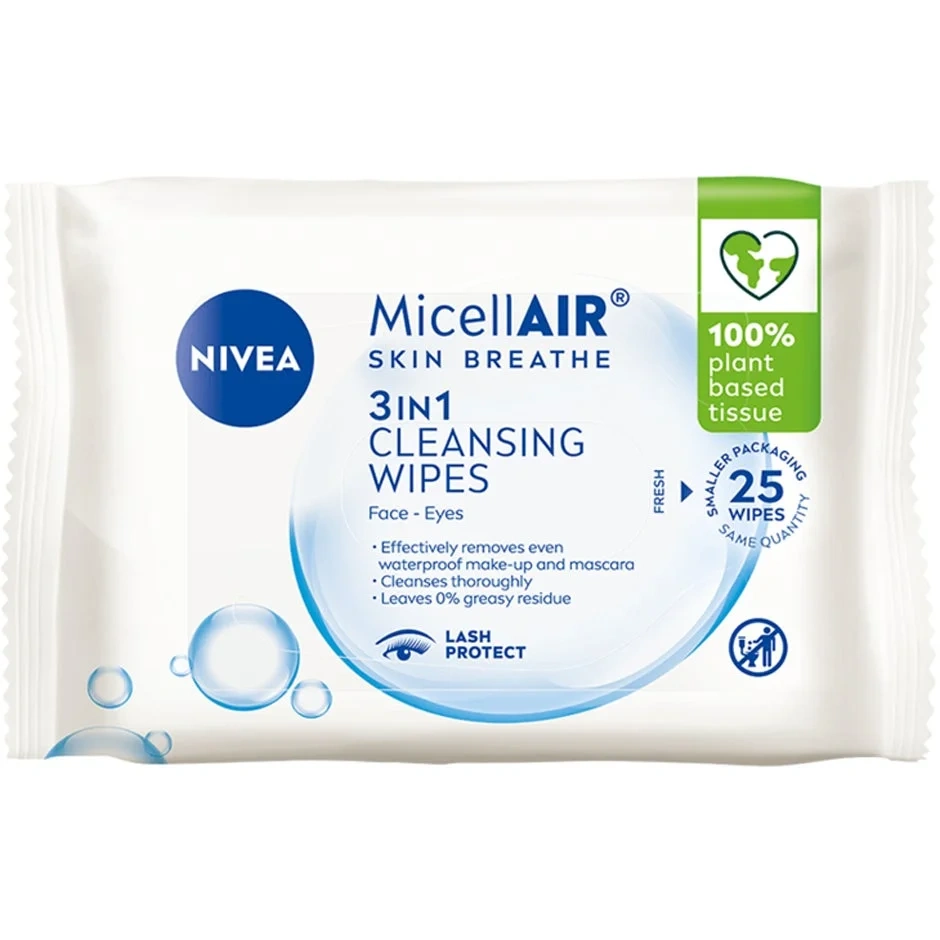 Nivea Micellar 3in1 Cleansing Wipes Design Edition,25stk