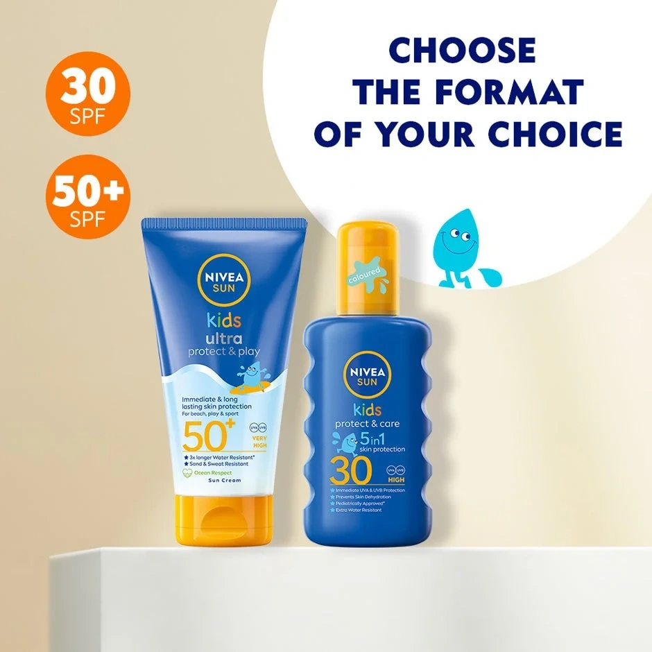 NIVEA Protect & Moisture Kids Sun Spray SPF30