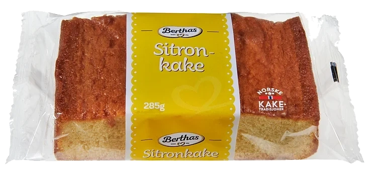 Sitronkake 285g Berthas