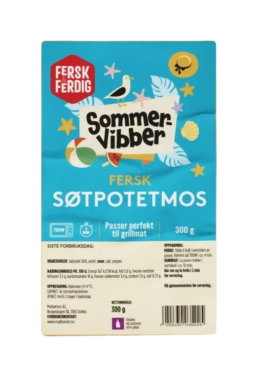 Søtpotetmos 300g