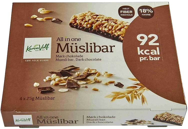Muslibars dark chocolate 4pk