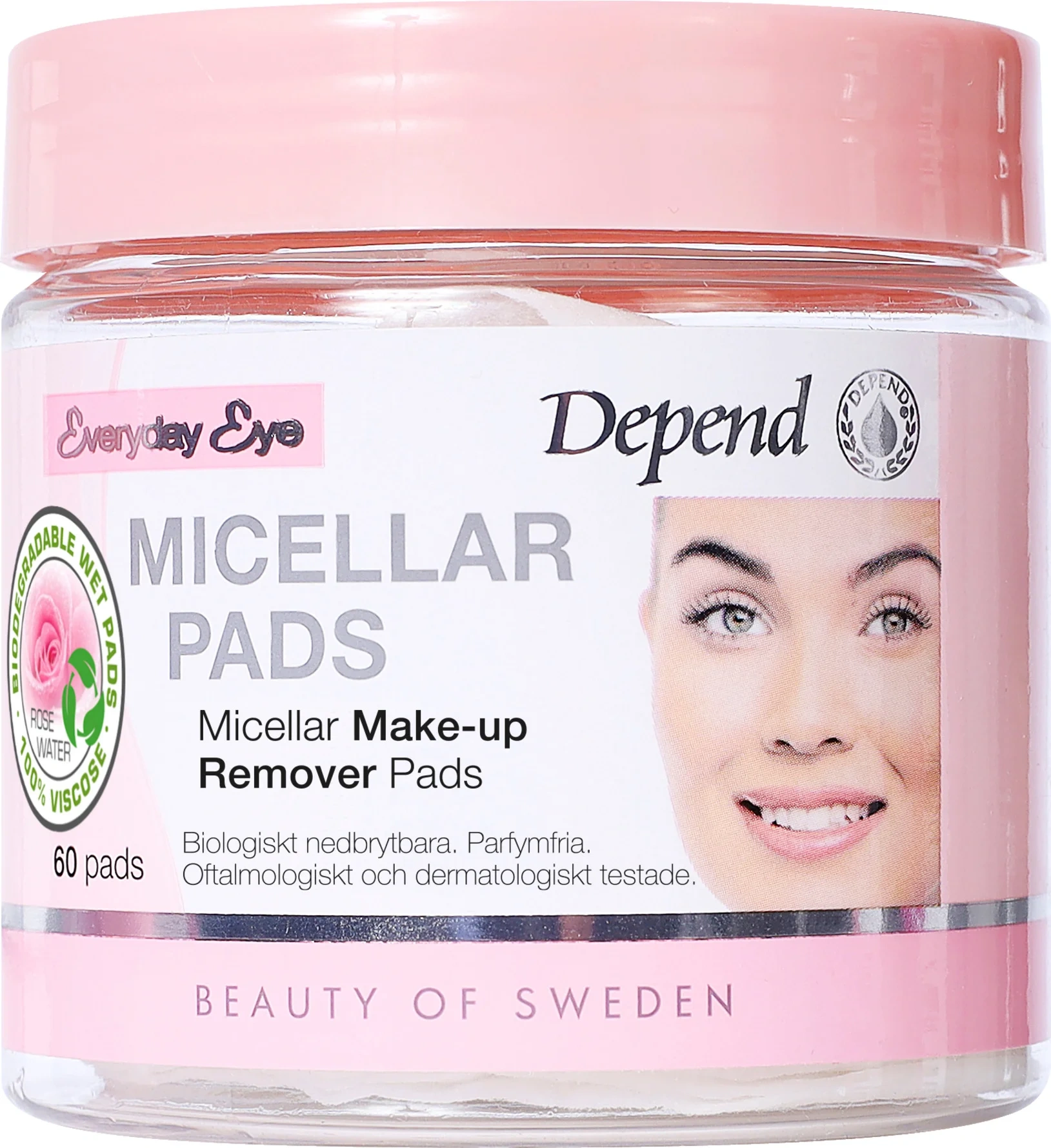 Depend Micellar Eye Make-Up Remover 60 pads 60 pcs